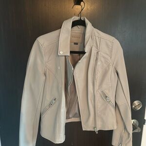 Blank NYC Light Tan Leather Jacket